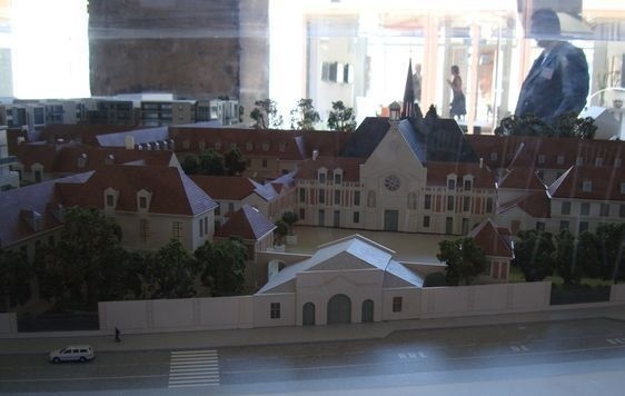 La maquette du site présentée au public en 2010 - Photo : TDP.