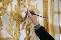 Restoration in the Salon de Compagnie of the Hotel d'Uzès ©Antoine Mercusot