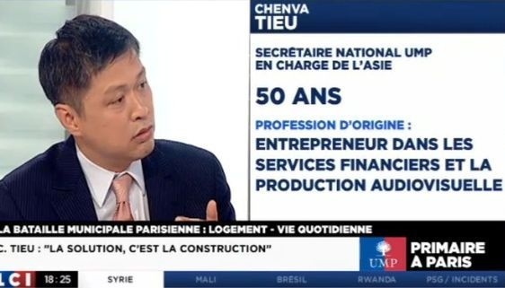 ChenvaTieu lors du débat télévisé sur LCI el 14 mai 2013 (c) capture d'écran