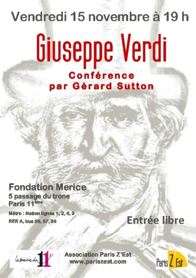 Bicentenaire de la naissance de Verdi à la Fondation Merice