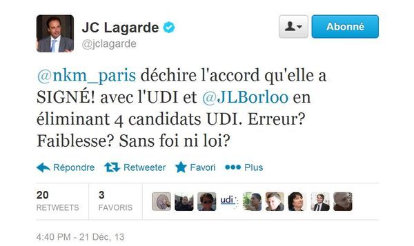 (c) capture d'écran twitter