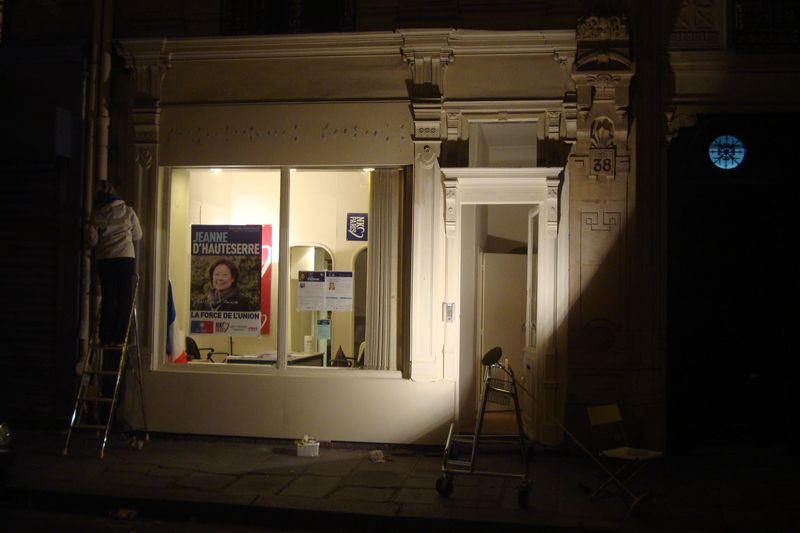 Permanence de Jeanne d'Hauteserre en travaux le 4 février 2014, deux jours avant son inauguration - Photo : VD.