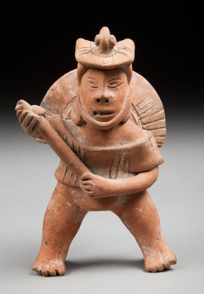 Lot 186 Guerrier tenant une lance dans ses mains - Alain Castor et Laurent Hara Commissaires priseurs.