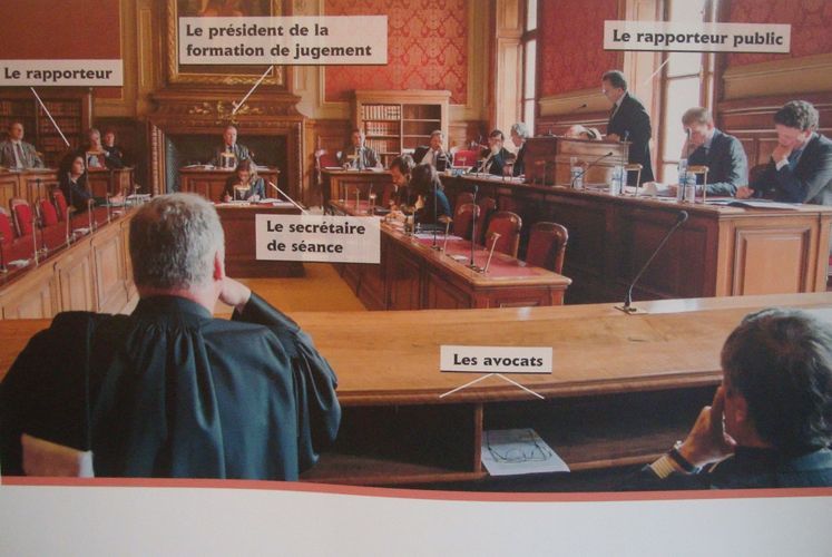 Conseil d'Etat salle de la section du contentieux - Crédit : Conseil d'Etat.