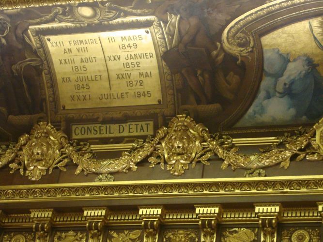 Conseil d'Etat (détail) - Crédit : PT.