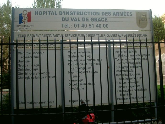 L'Hôpital du Val de Grâce est ouvert aux assurés sociaux © VD / PT.