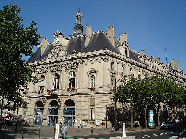 Mairie du 11e arrondissement de Paris © FLLL sous licence creative commons.