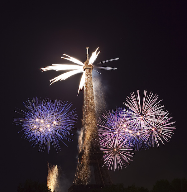Feux d'artifices pour les 120 ans de la Tour Eiffel le 14 juillet 2009 © G. Warmé-Janville - Fotolia.com