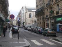 La rue François Bonvin est perpendiculaire à la rue Lecourbe © Archives Paris Tribune.