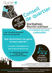 Conseil de quartier Saint-Vincent-de-Paul Lariboisière © CQ LSVP.