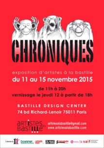 Exposition "Chroniques" d'Artistes à la Bastille