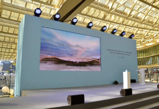 Programme de l'inauguration de la Canopée des Halles à Paris