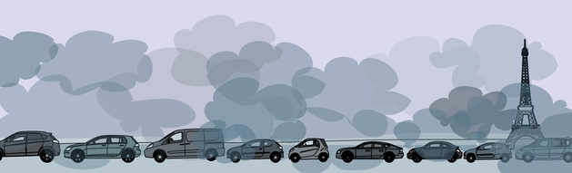 Embouteillages à Paris © Duris Guillaume.