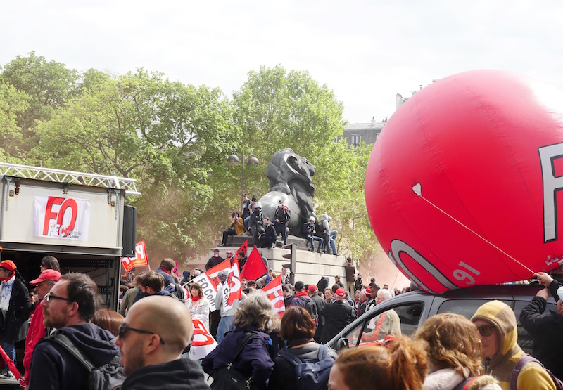 Manifestation anti Loi Travail El Khomeri le 17 mai 2016 à Paris © VD - Paris Tribune