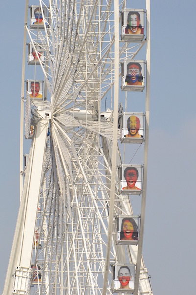 Non, la Fan Zone ne se trouve pas vers la grande roue de Paris © VD Paris Tribune.