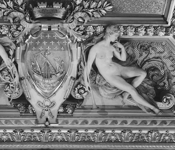 Plafond de l'Hôtel de Ville - détail © VD Paris Tribune.