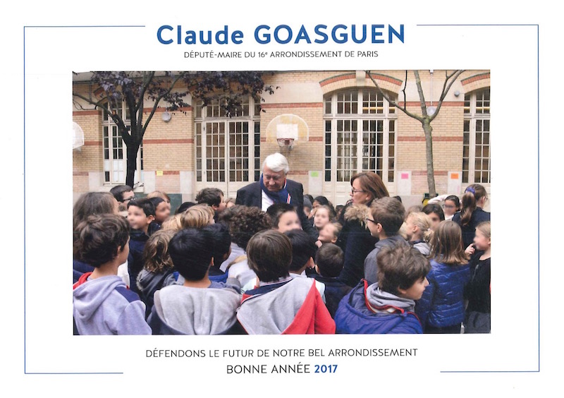 Carte de voeux 2017, 1ère de couverture.