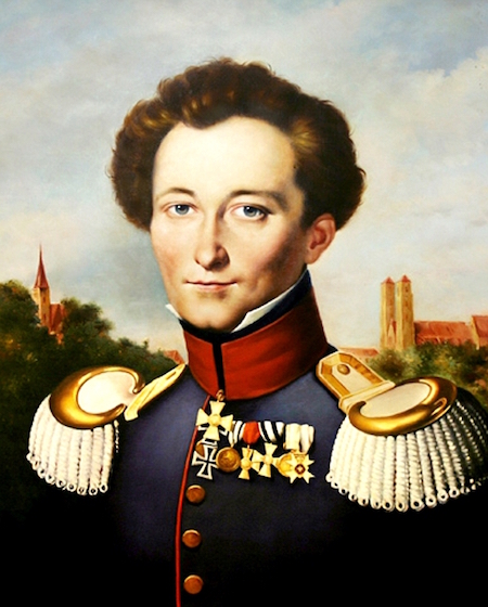Claus von Clausewitz (1780-1831) par Karl Wilhelm Wach - Domaine public sous licence creative commons
