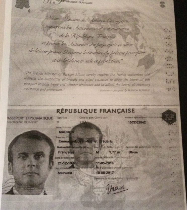 Emmanuel Macron, 8e Président de la République française.