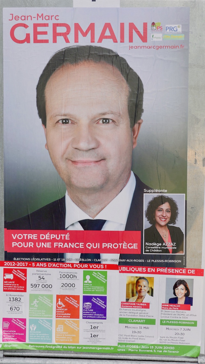 Anne Hidalgo en guest-star au meeting de Jean-Marc Germain, candidat Frondeur sortant aux législatives dans la 12e circonscription des Hauts de Seine © DR Paris Tribune