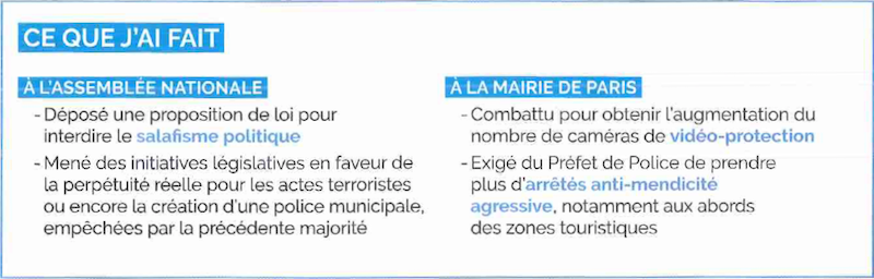 Document de campagne © Nathalie Kosciusko-Morizet