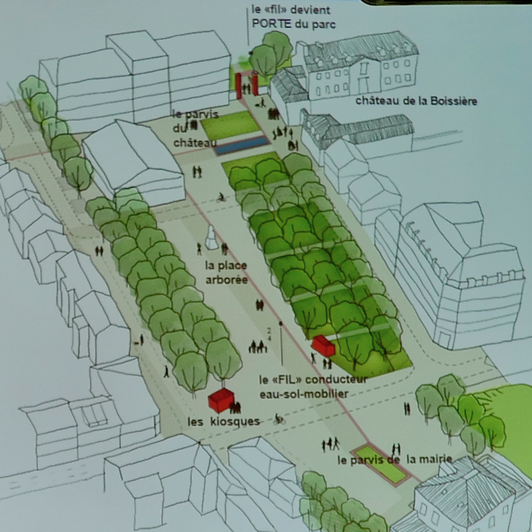 De nouveaux réaménagements en prévision sur la Place du Général de Gaulle © VD/FT