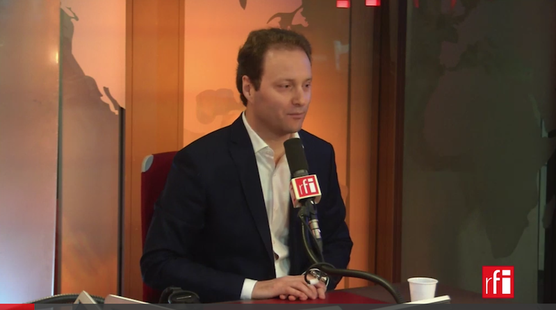Sylvain Maillard sur RFI le 5 février 2018 sur les SDF © capture d'écran RFI.