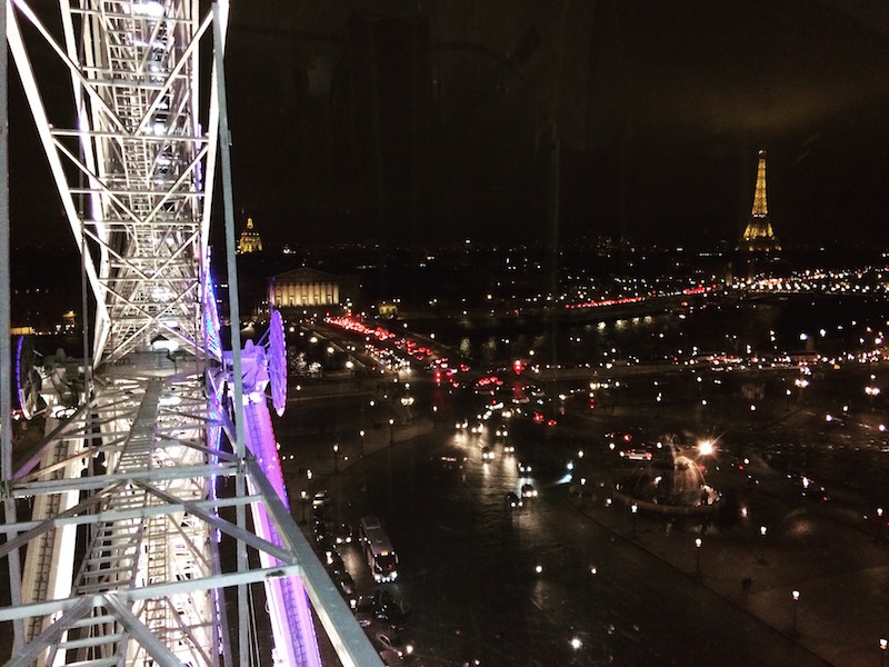 Vue depuis la Grande Roue de Paris © DR sous licence CC.
