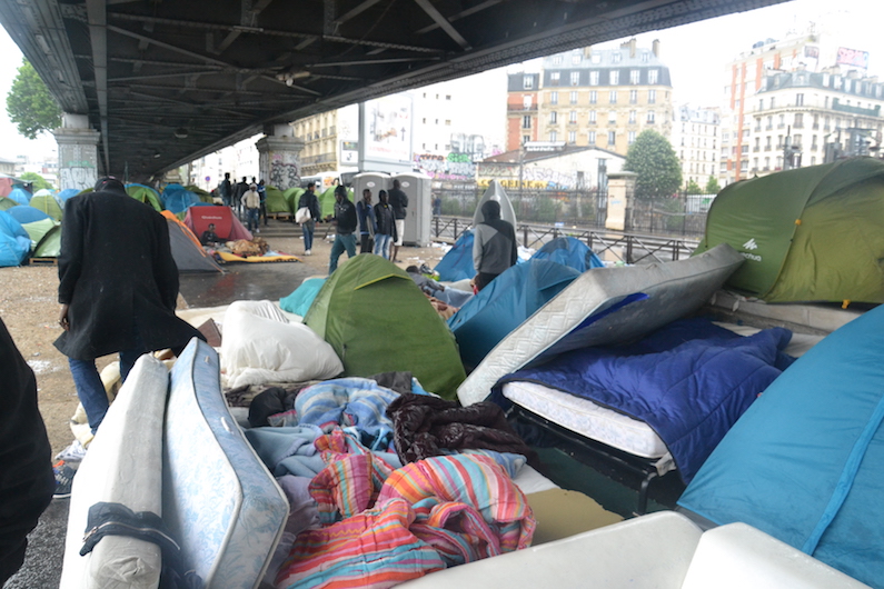 Depuis 2015, 34 camps de migrans ont été délogés à Paris © Archives Paris Tribune.