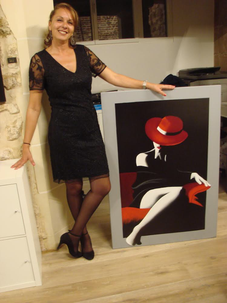 Safia Bollini : une artiste qui célèbre la Femme et le Vin