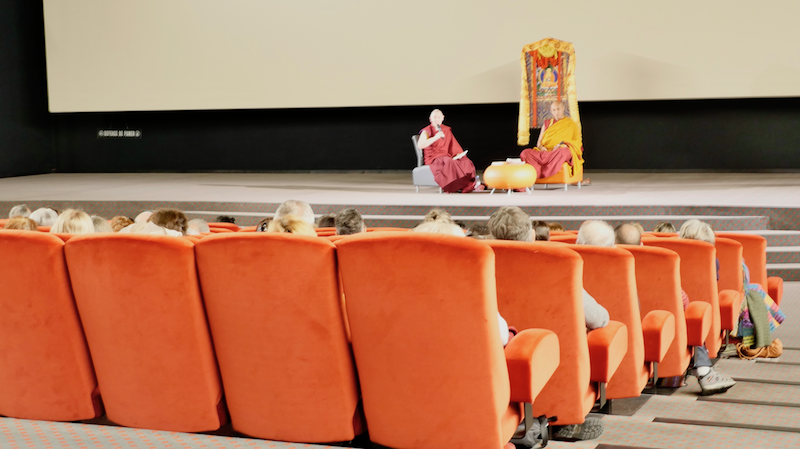 On the weekend of 11-12 May, Kadam Tcheuling Nantes organized a conference on the benefits of practicing meditation in Saint Nazaire, close to Nantes © VD/PT