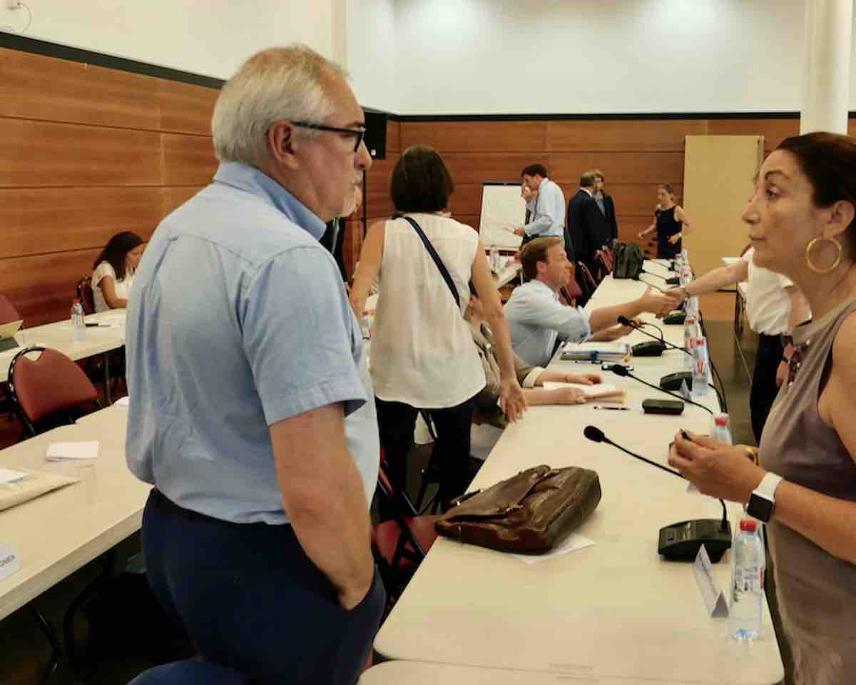 Laurent Vastel et sa deuxième maire-adjointe Muriel Galante-Guilleminot (LR) au conseil du territoire Vallée Sud Grand Paris, deux des quatre membres de VSGP pour la commune de Fontenay-aux-Roses © VD/PT