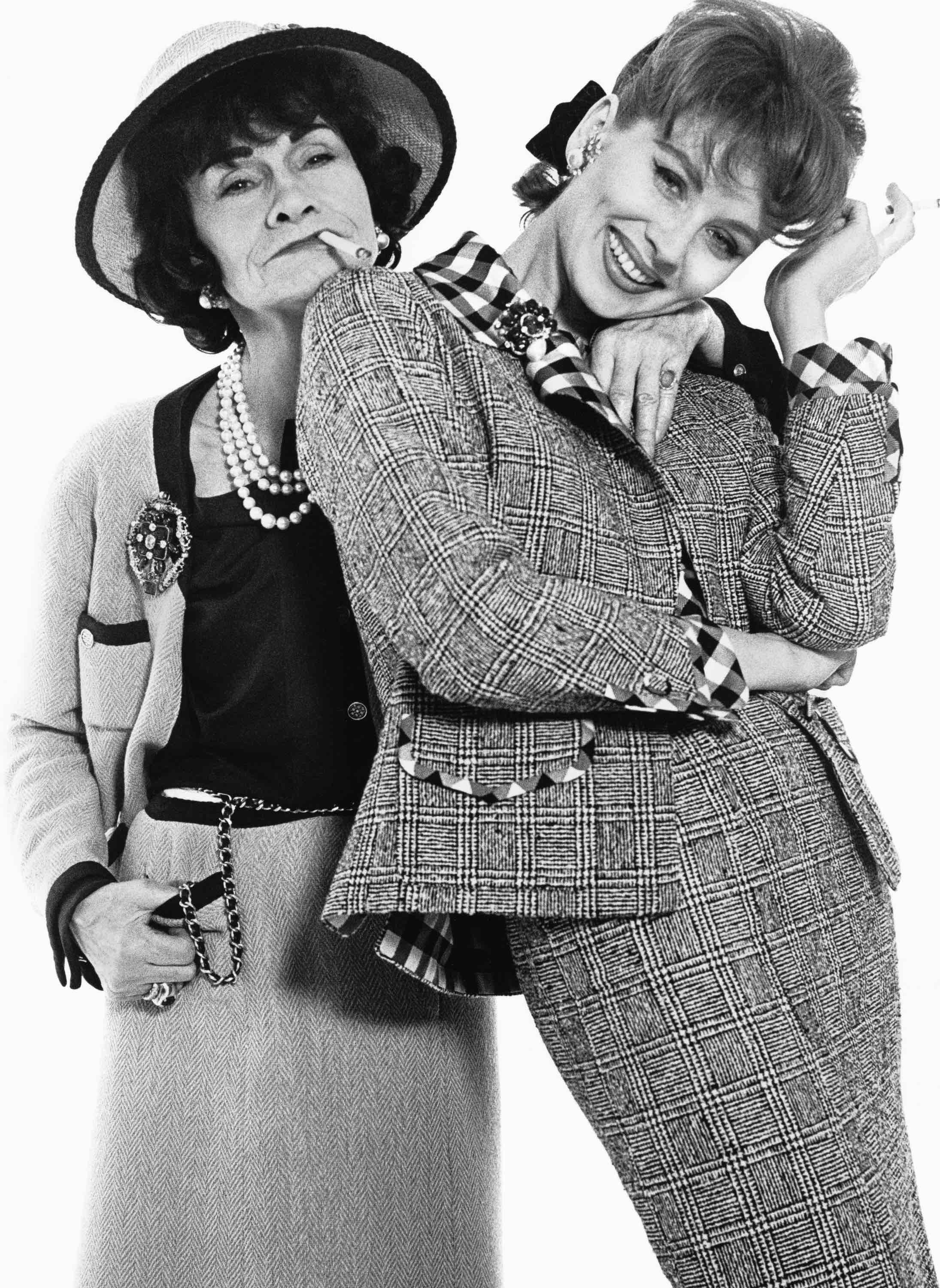 Gabrielle Chanel and Suzy Parker, 1959©Richard Avedon