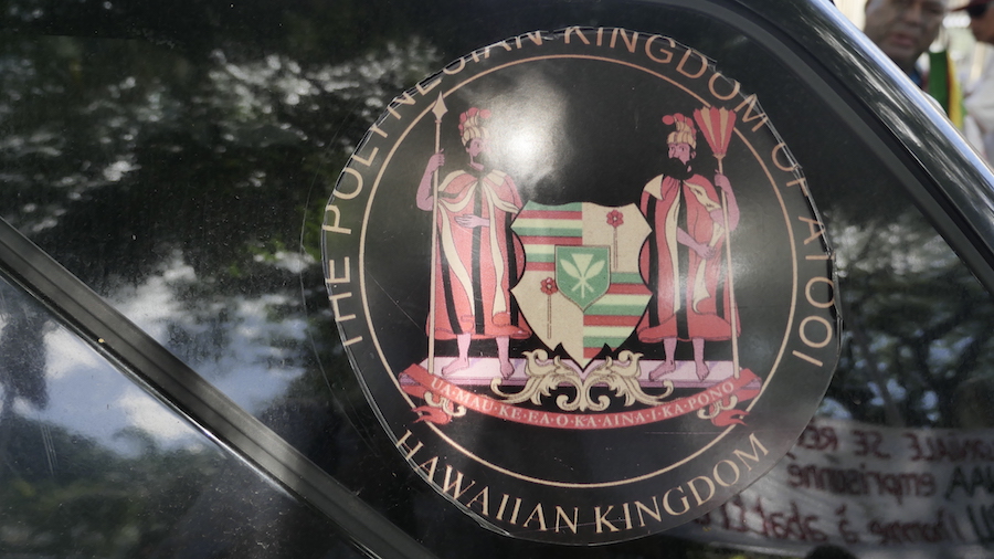 L'écusson du Polynesian Kingdom of Atooi © VD/MT