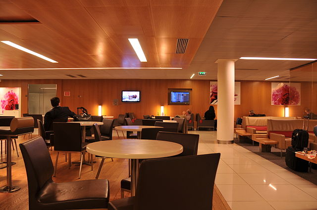 Salon d'affaire Air France à l'aéroport Roissy - Charles de Gaulle - Photo : Citizen59.