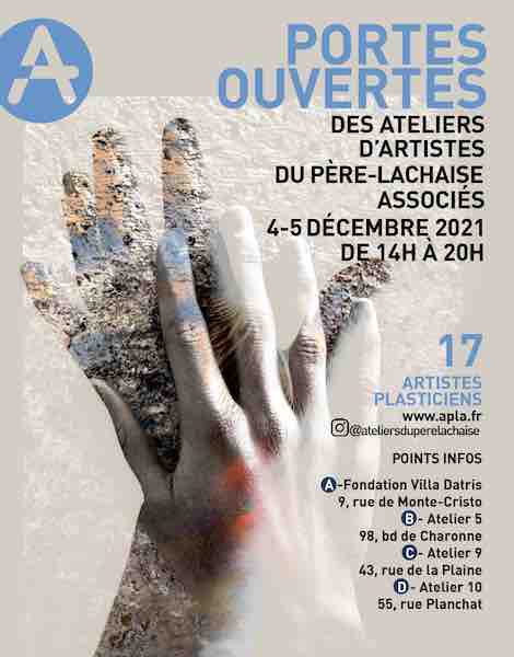 Portes ouvertes des Ateliers du Père Lachaise Associés - décembre 2021