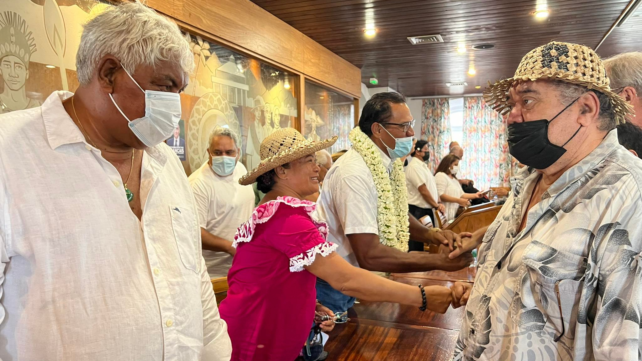 La fin du meeting sur l'accord Zemmour - Nena - Photo : DR