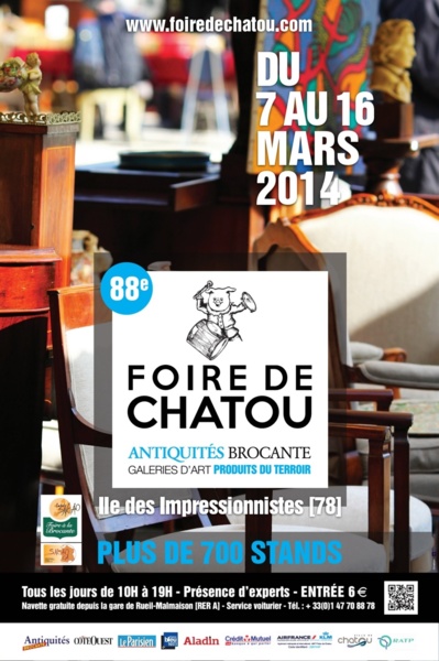 La 88ème Foire de Chatou sur l'Ile des Impressionnistes fait peau neuve