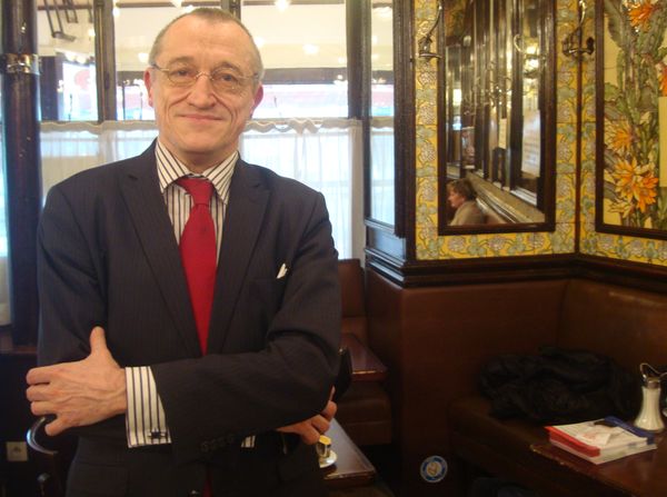 Paul Marie Coûteaux, un habitué de la Brasserie Lipp - Photo : VD.