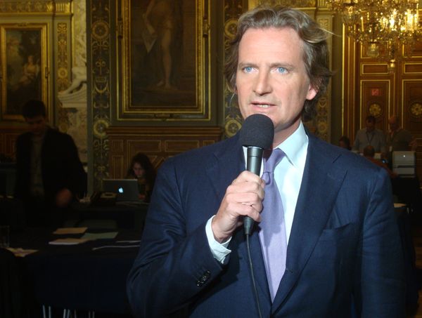 Charles Beigbeder à l'Hôtel de Ville le 23 mars 2014 à 21h40 - Photo : VD.