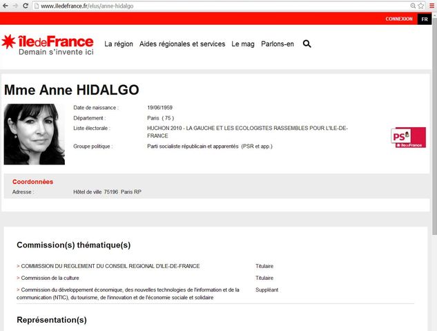 Capture d'écran le 2 juin 2014 © Ile de France.