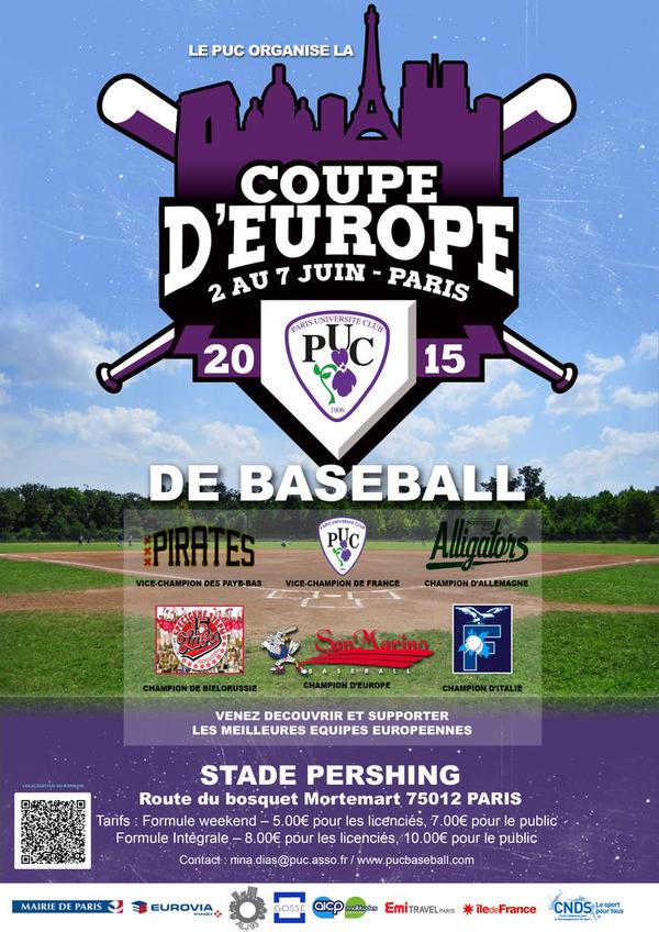 Le Baseball américain à Paris du 2 au 7 juin