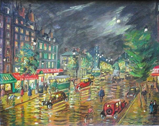 Boulevard à Paris, lot n°60 Korovine, Etude JP Besch.