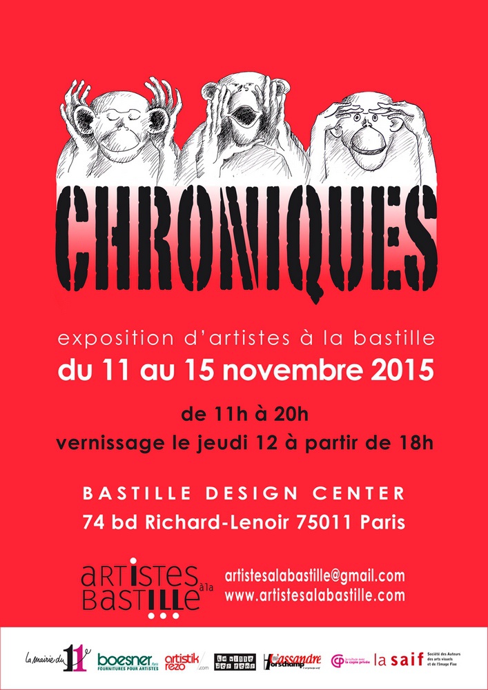 Exposition "Chroniques" d'Artistes à la Bastille