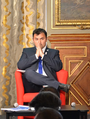 Jean-François Martins, premier vice-président du comité des sites de l'UEFA Euro 2016 en France et adjoint au sport à la mairie de Paris © VD Paris Tribune