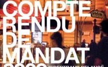Compte-rendu de mandat de Bertrand Delanoë à 18h30