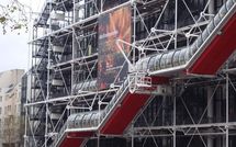 Centre Beaubourg : L'escalade de la grève