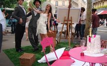 Le pique-nique chic du Prix de Diane 2010