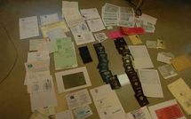 Découverte d'une officine clandestine de falsification de documents