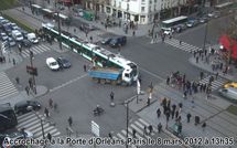 Accrochage entre un camion et un Tramway